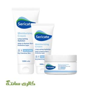 کرم مرطوب کننده سریکیت sericate مخصوص پوست نرمال تا خشک حجم 50 میل — تصویر ۲