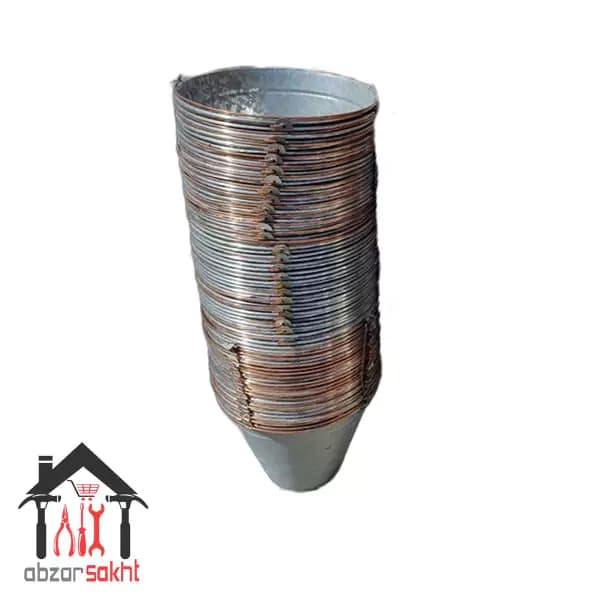 سطل بنایی گالوانیزه سایز 27 بسته 25 عددی