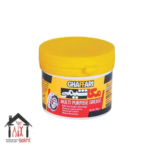 گریس لیتیوم غفاری (نسوز) 100 گرمی