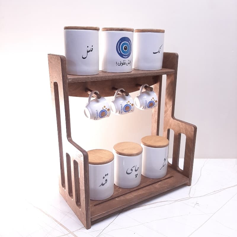 ست جا ادویه 10 پارچه کد GPCH1008 — تصویر ۴