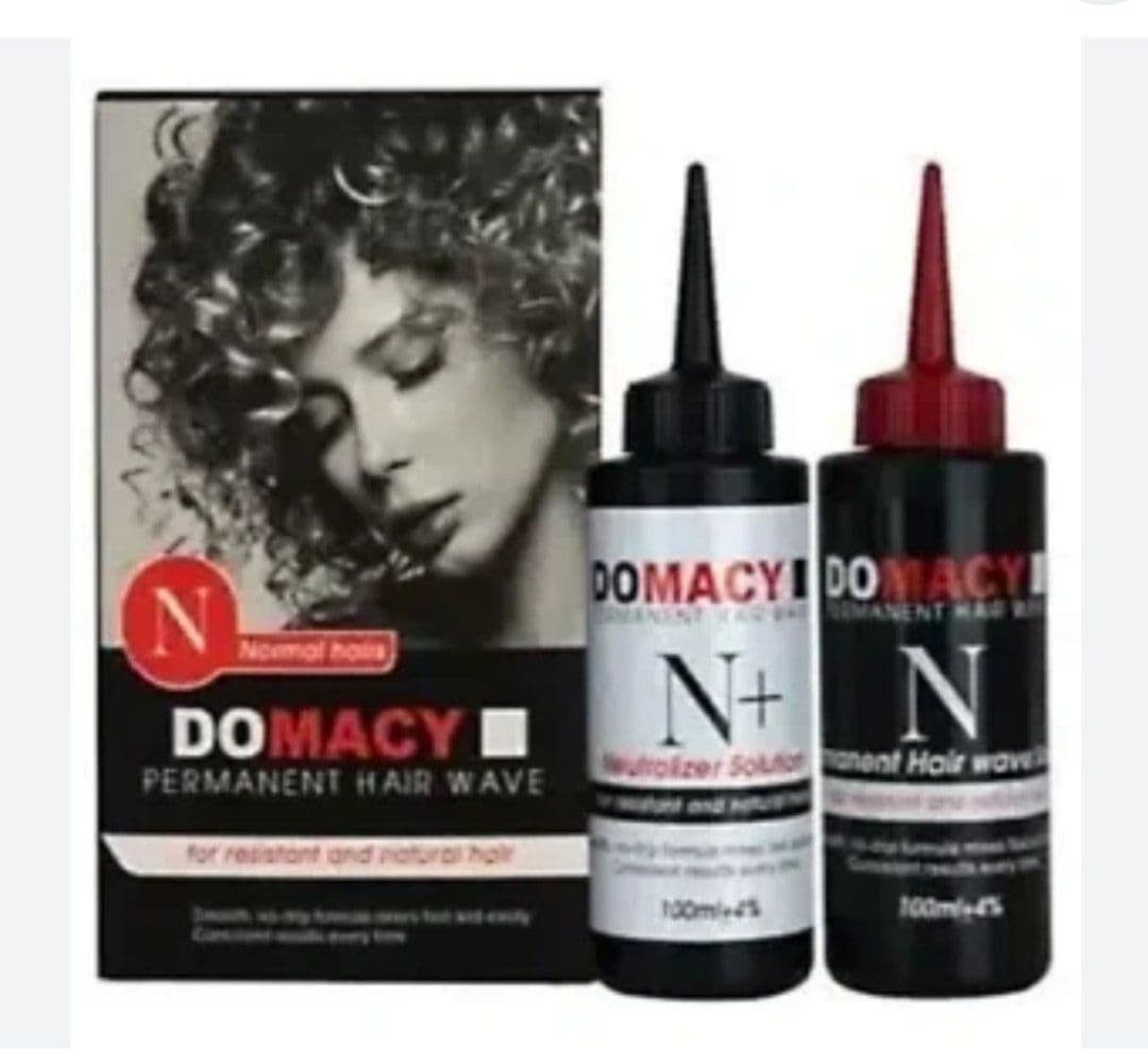 مواد فر کننده موی نرمال دوماسی Domacy Permanent Hair Wave For Normal Hair 100Ml