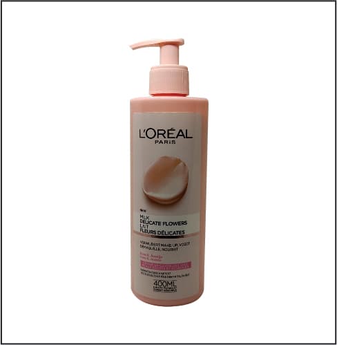 شیر پاک کن لورال LOREAL مخصوص پوست خشک و حساس حجم 400 میل