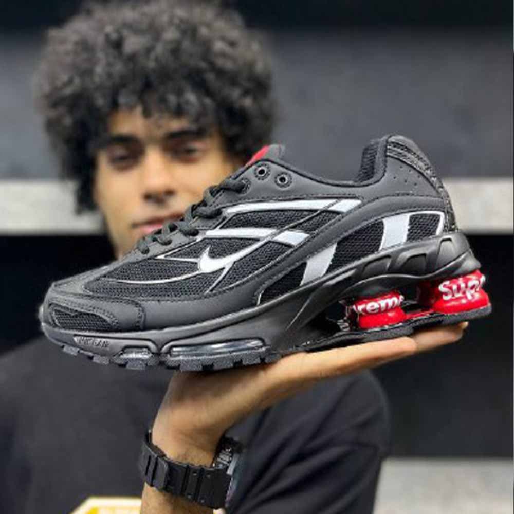 نایک شاکس راید سوپریم بلک Nike Shox Ride Black x Supreme — تصویر ۲