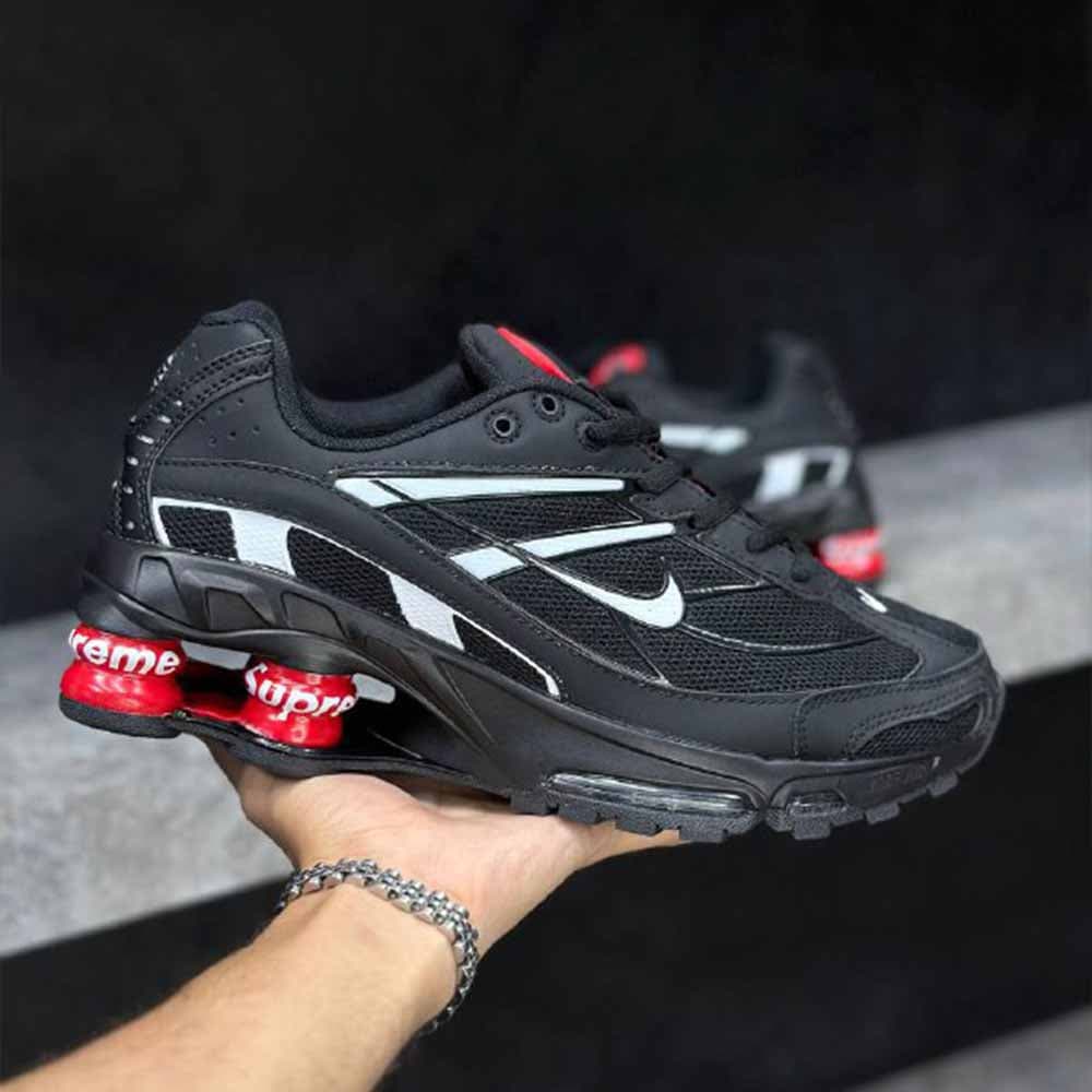 نایک شاکس راید سوپریم بلک Nike Shox Ride Black x Supreme
