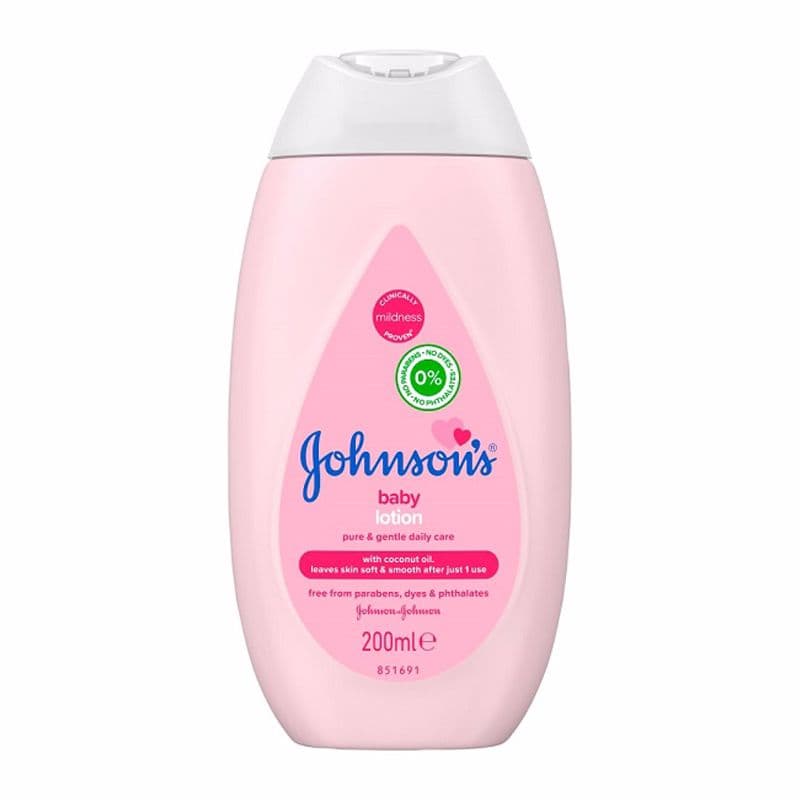 لوسیون بدن کودک حاوی روغن نارگیل جانسون ۲۰۰ میل | Johnsons Baby Body Lotion With Argan Oil 200 ml