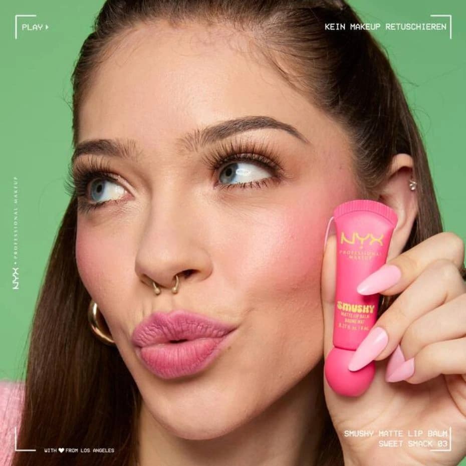 بالم لب مات نیکس Smushy رنگ sweet smack 03 — تصویر ۶