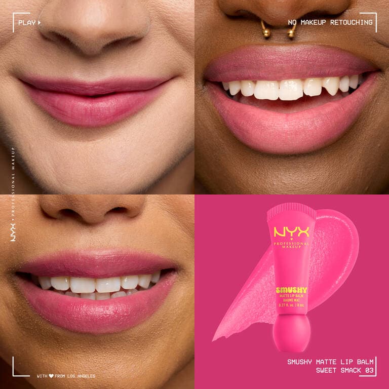 بالم لب مات نیکس Smushy رنگ sweet smack 03 — تصویر ۷