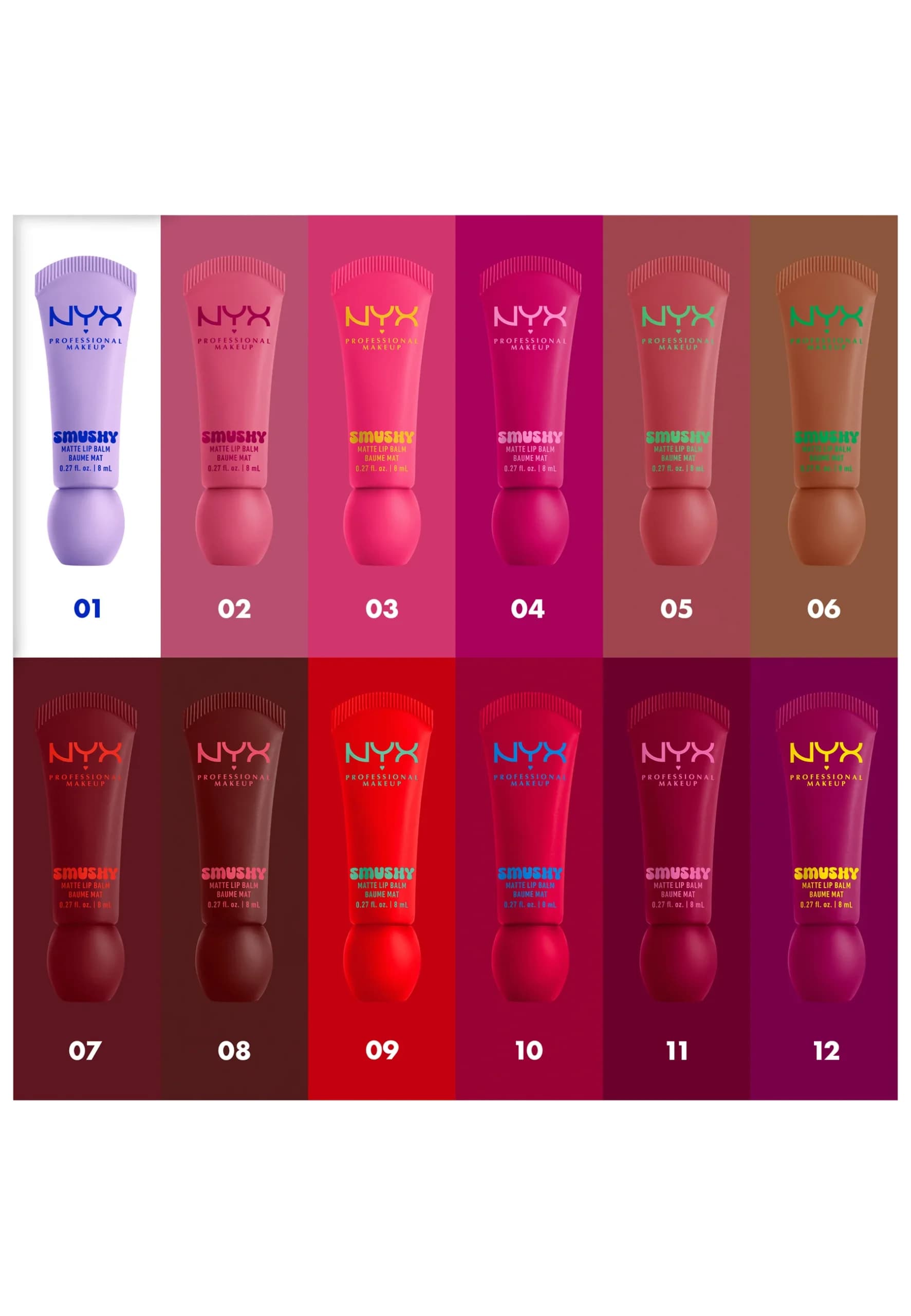 بالم لب مات نیکس Smushy رنگ swipe 2 smooth 07 — تصویر ۲