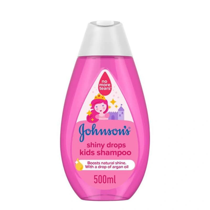 شامپو بچه سر جانسون درخشان کننده حاوی روغن آرگان حجم ۵۰۰میل johnson