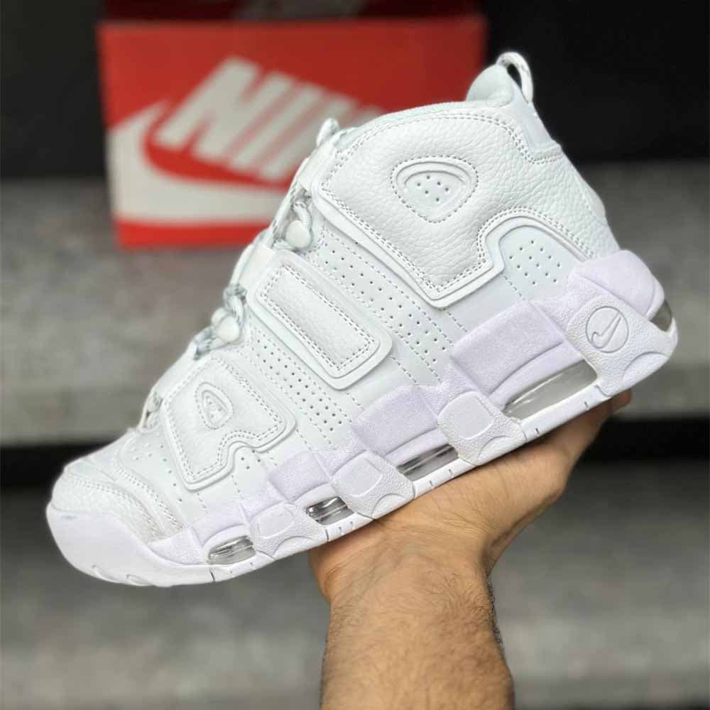 نایک ایر آپتمپو سفید Nike Air Uptempo black White