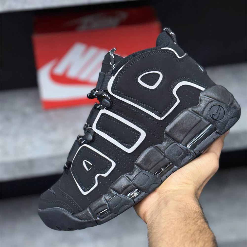 نایک ایر آپتمپو مشکی Nike Air Uptempo black — تصویر ۲
