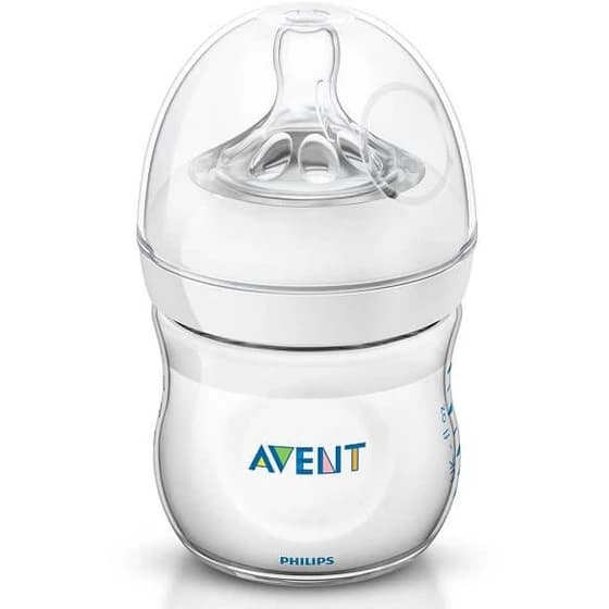 شیشه شیر اونت طلقی ظرفیت ۱۲۵ میلی لیتر ۲عددی philips avent — تصویر ۳