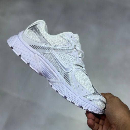 کفش کتونی زنانه نایک وی فایو آر ان آر سفید سیلور Nike V5 RNR White Metallic Silver — تصویر ۲
