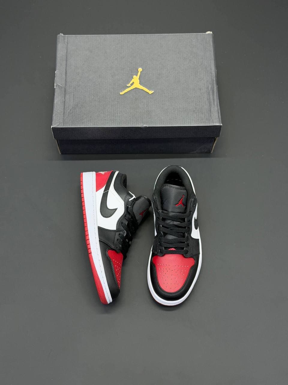 کفش کتونی زنانه و مردانه نایک ایر جردن 1 Jordan Air Jordan 1 Low Bred Toe — تصویر ۳