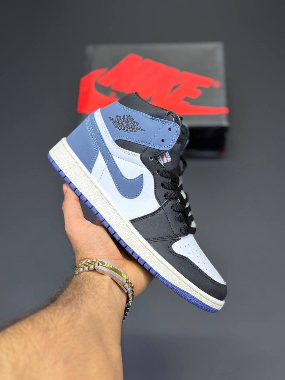 کفش کتونی مردانه نایک ایر جردن 1 Jordan 1 High OG Blue Moon