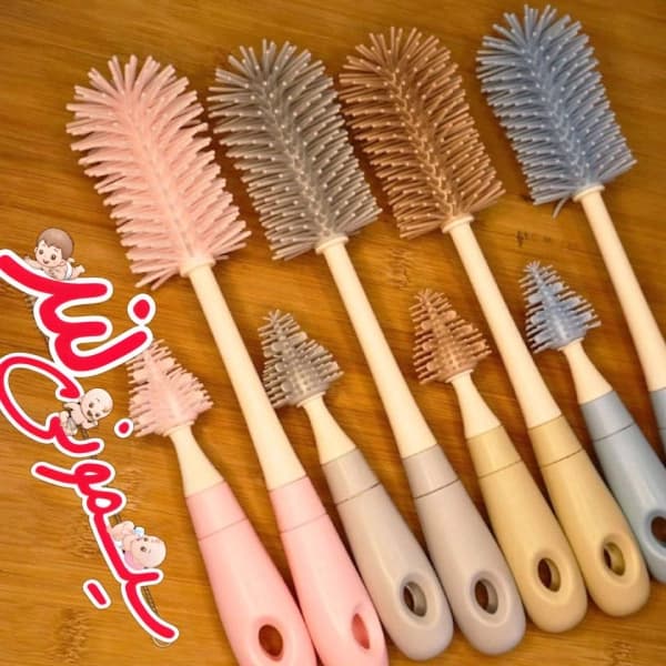 ست برس شیشه شور سیلیکونی دو تکه مینیمال