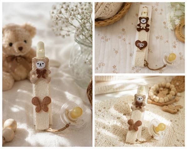 بند پستانک کنفی مینیمال bubo baby