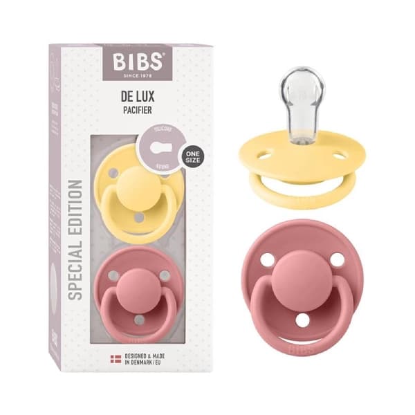 پستانک BIBS دو عددی سیلیکونی سر گرد one size