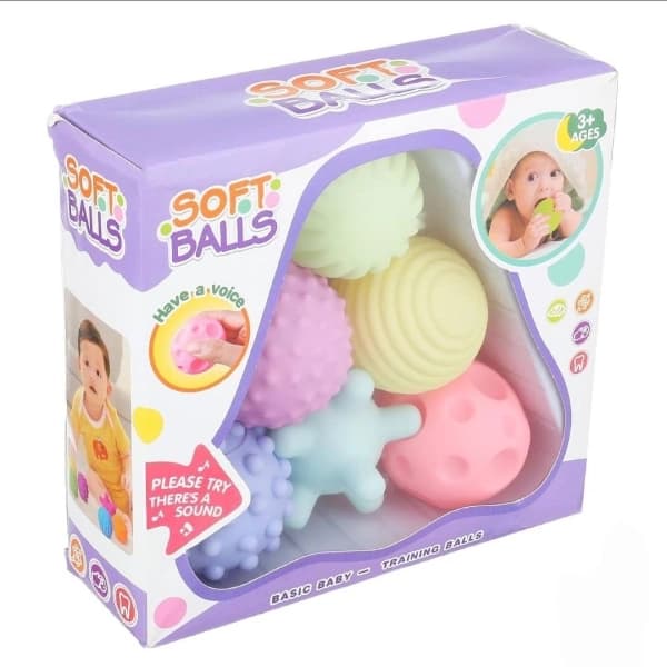 توپ حسی و پوپت حمام شش عددی softballs — تصویر ۴