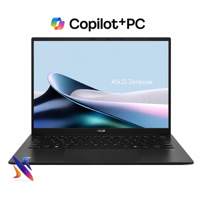 لپ تاپ 14 اینچی لمسی ایسوس ASUS Zenbook OLED UM3406KA Ryzen Ai 7-350 32 1TB Radeon Graphics Touch Panel