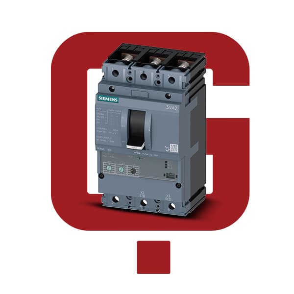کلید اتوماتیک زیمنس 100 آمپر 3VA2110-5HL32-0AA0