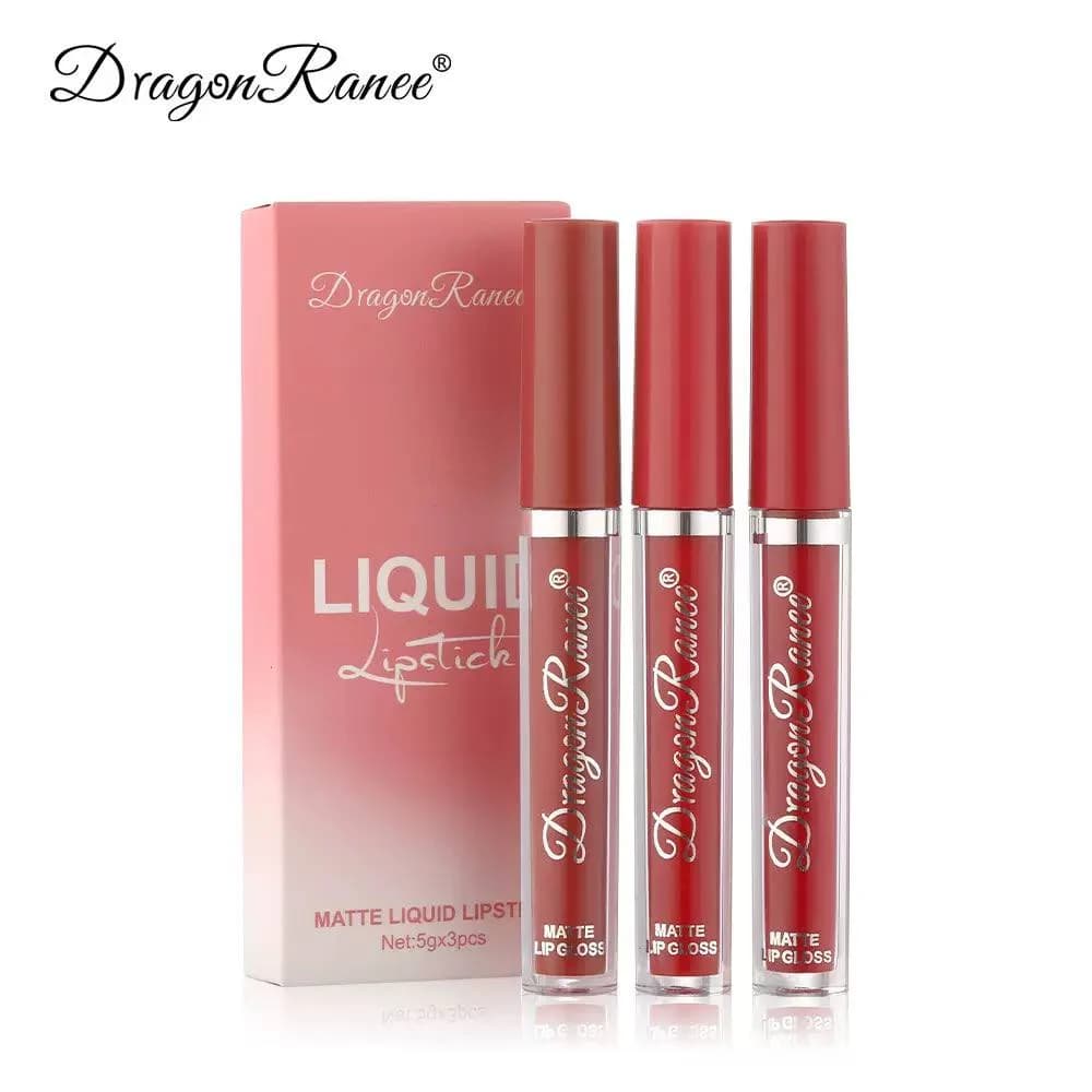 پک رژ لب مایع مات Dragon Ranee مجموعه 3 عددی — تصویر ۷