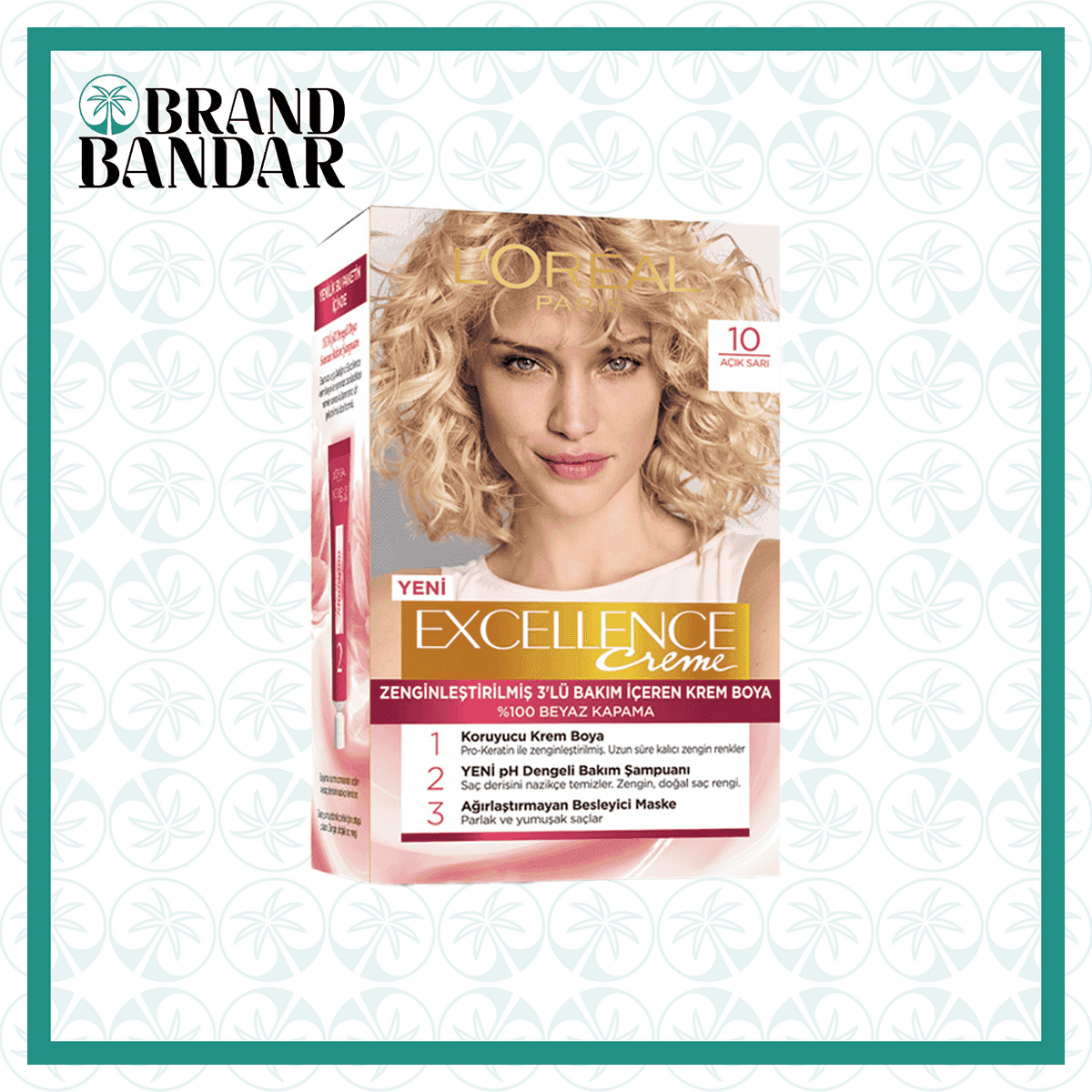 رنگ مو لورال شماره 10 Loreal hair color number