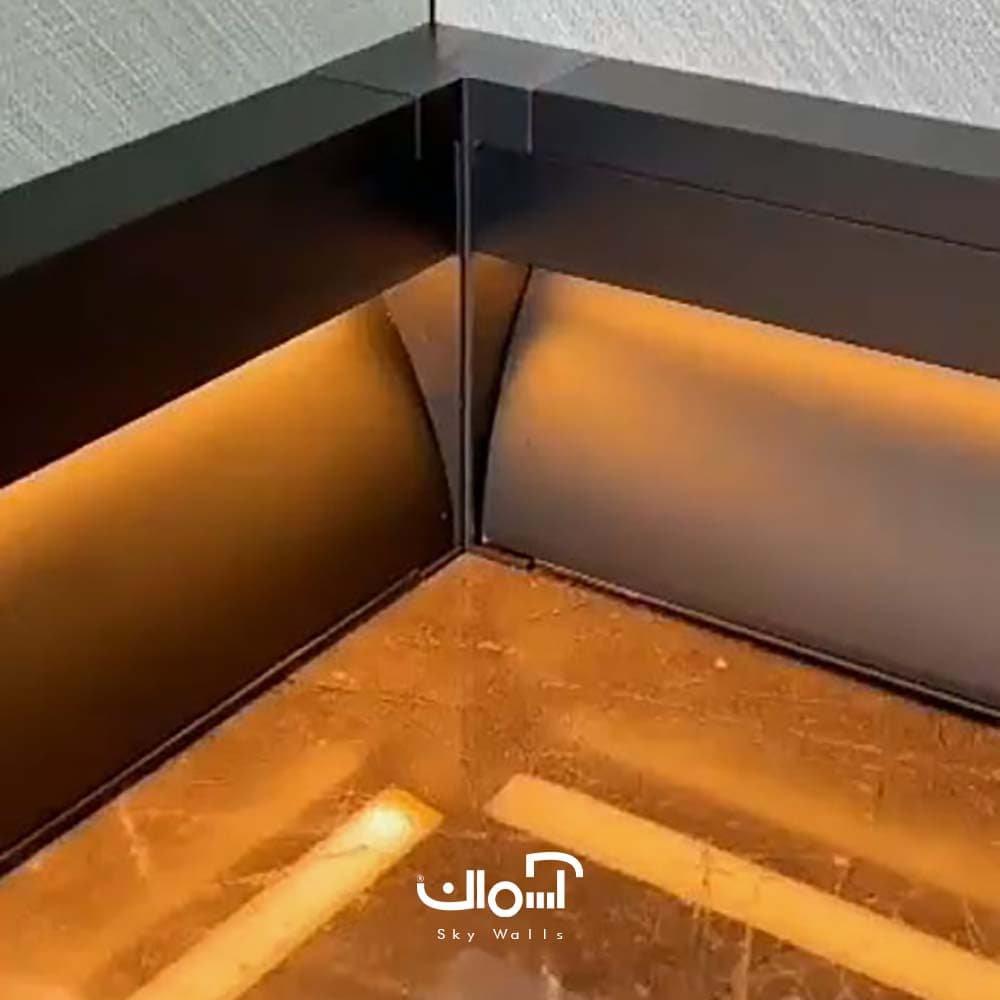 قرنیز آلومینیومی نوری 8 سانتی — تصویر ۲