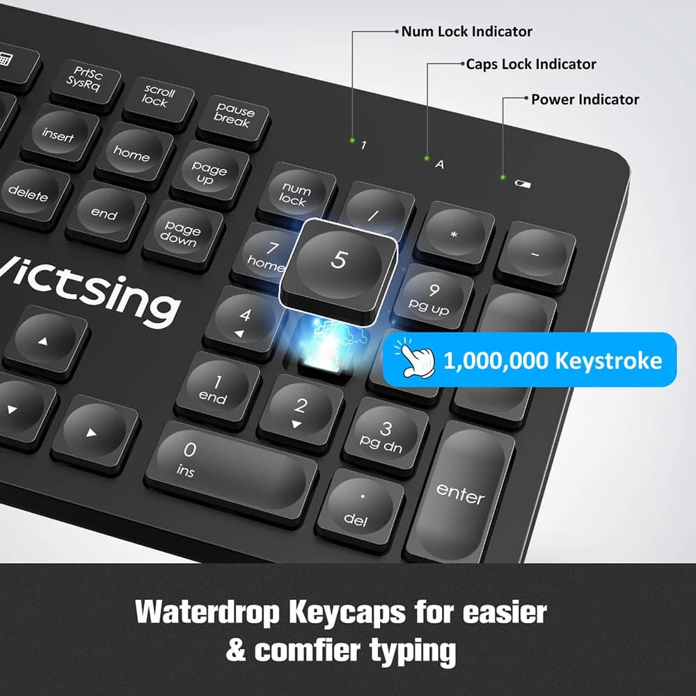 کیبورد و ماوس Victsing مدل PC176B — تصویر ۴