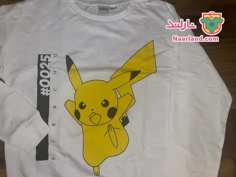 بلوز دورس Pokemon سفید — تصویر ۳