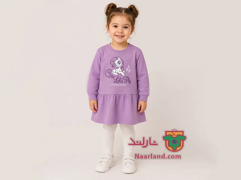تونیک دورس داخل کرک یاسی طرح پونی — تصویر ۲