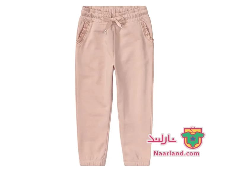 شلوار اسلش دورس داخل کرکی لوپیلو گلبهی جیب چیندار — تصویر ۲
