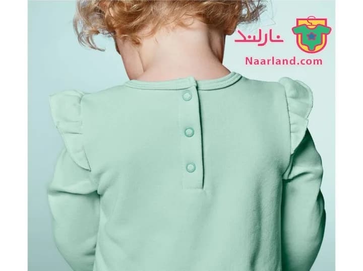 پیراهن نوزادی دورس Disney سبز پاستلی طرح آهو — تصویر ۲