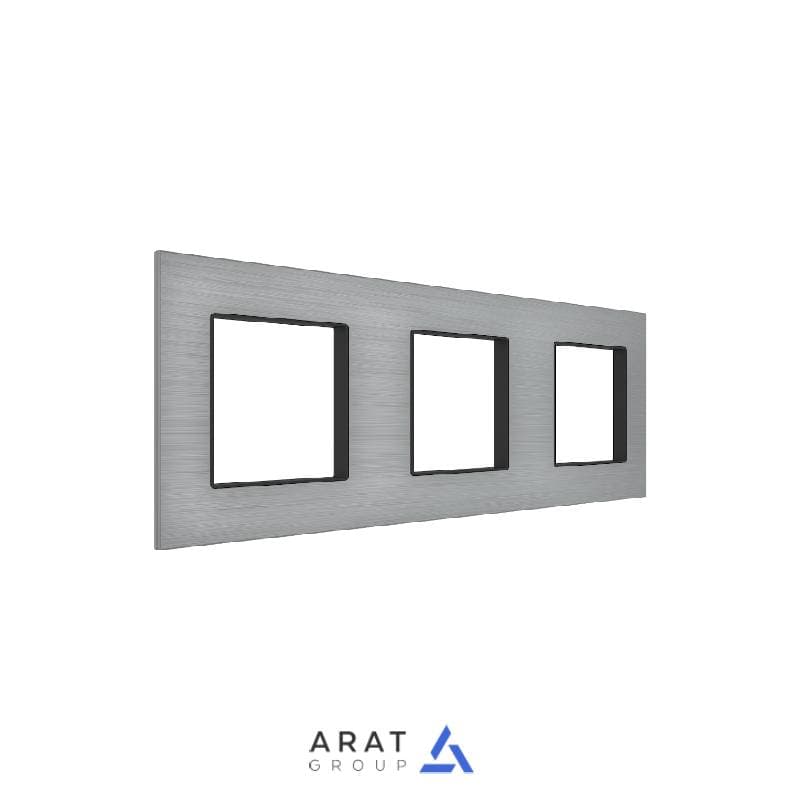 قاب آلومینیومی طبیعی 3 باند مدل ITR990-3101 برند اینترا