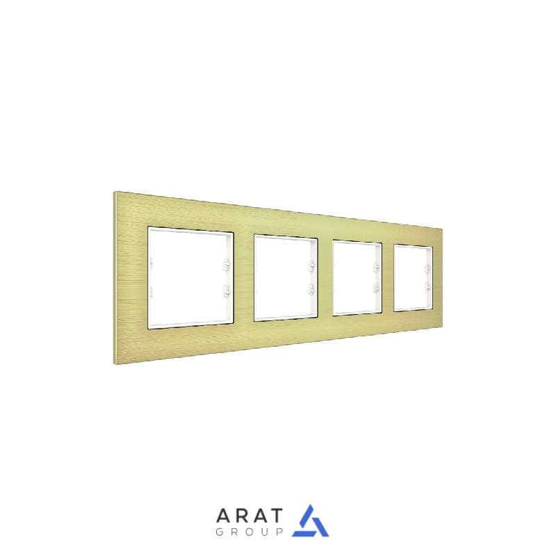 قاب آلومینیومی طلایی 4 باند مدل ITR704-0106 برند اینترا