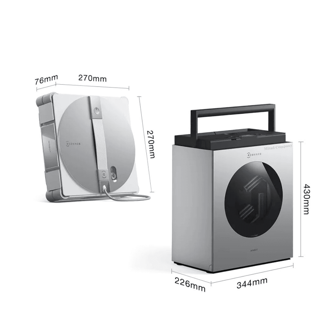 ربات شیشه پاککن ECOVACS WINBOT W3 OMNI — تصویر ۵