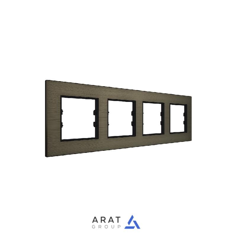 قاب آلومینیومی برنز 4 باند مدل ITR704-0102 برند اینترا