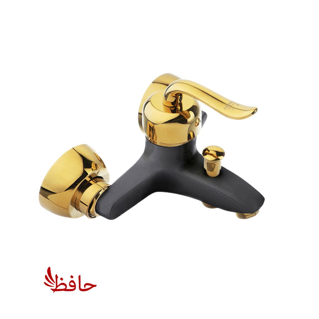 شیر حمام راهدانه صنعت مدل قاصدک مشکی طلایی