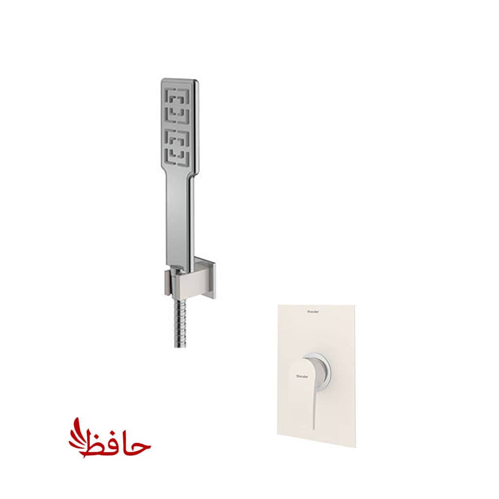 شیر حمام توکار شودر مدل رومر پلاس شیری کروم تیپ 2 BRASS