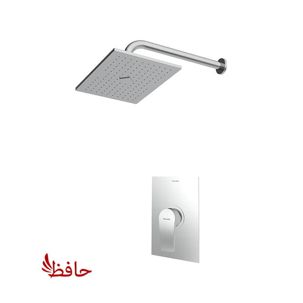شیر حمام توکار شودر مدل رومر پلاس کروم تیپ 1