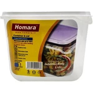 ظرف فریزری Homara هومارا 1 لیتری کد 660021