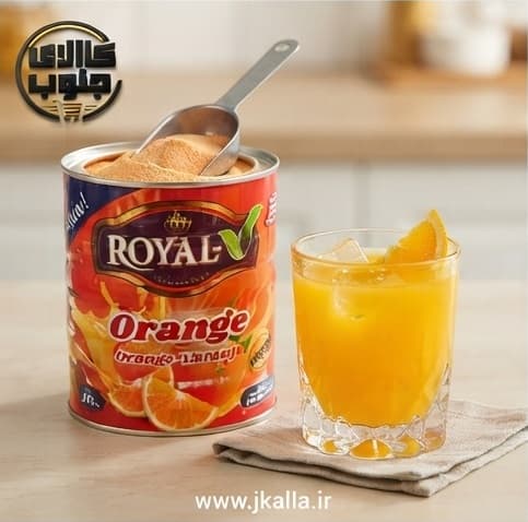 پودر شربت پرتقال رویال Royal وزن 2750 گرم — تصویر ۳