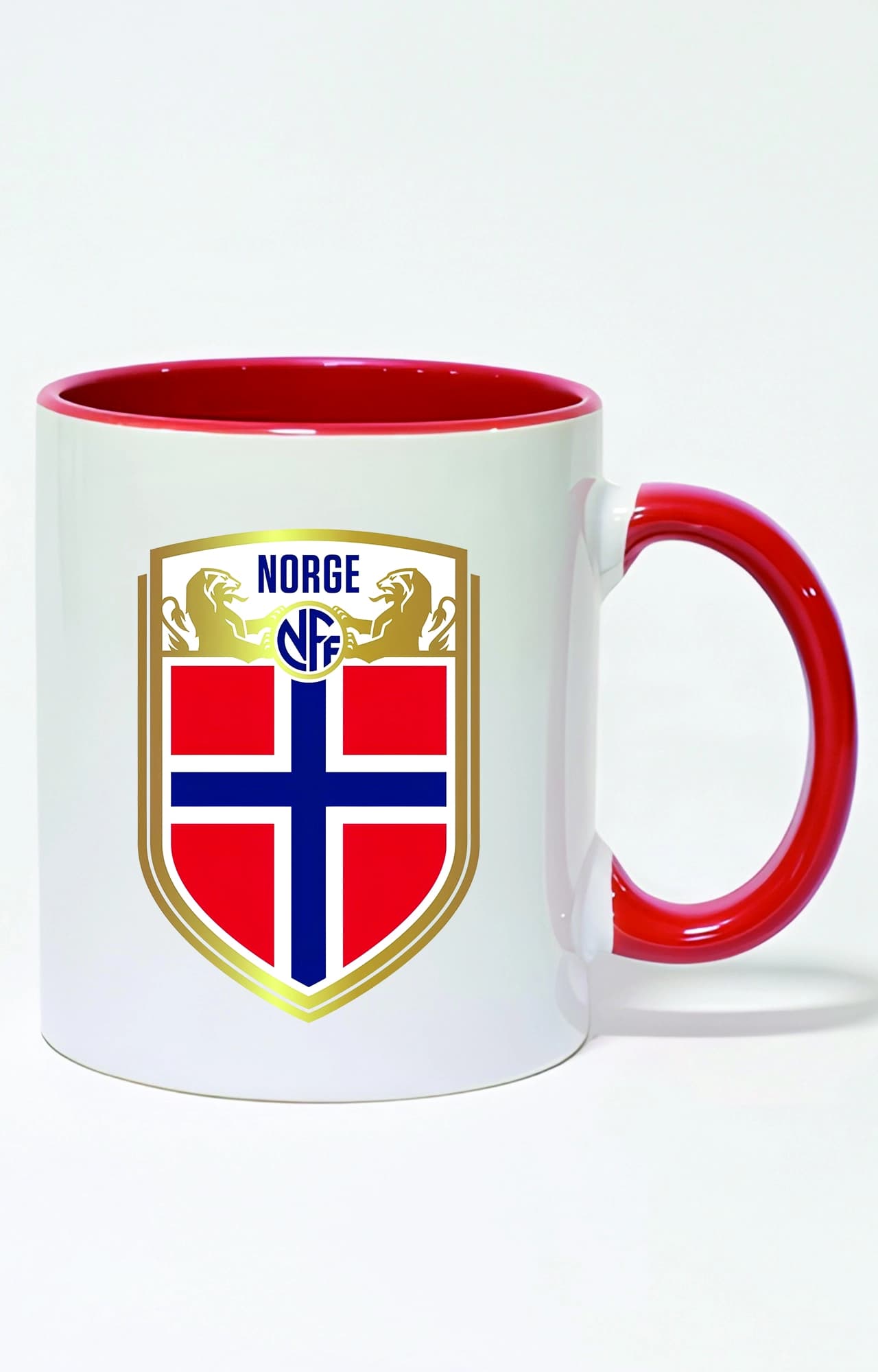 ماگ دسته و داخل رنگی طرح نروژ norge کد 4782