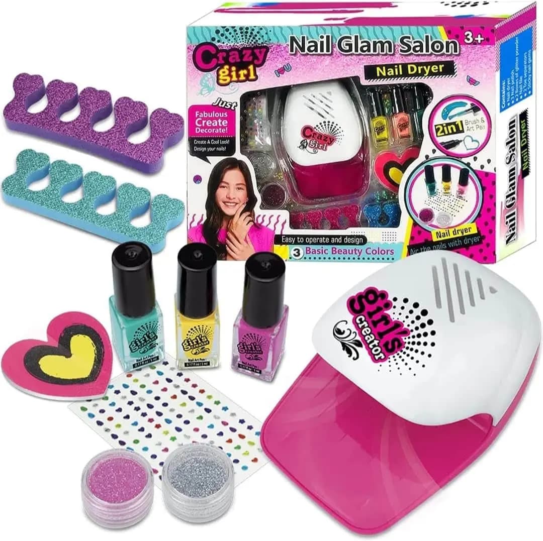 ست طراحی ناخن و مانیکور پدیکور برند Crazy Girl کد 25790 — تصویر ۴