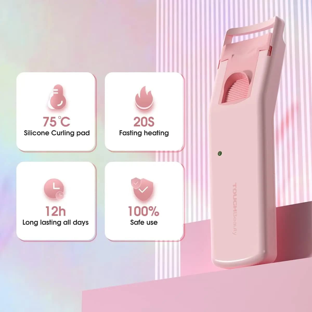 فرکننده مژه حرارتی تاچ بیوتی TOUCHBeauty – مدل TB-9906 -استوک — تصویر ۲