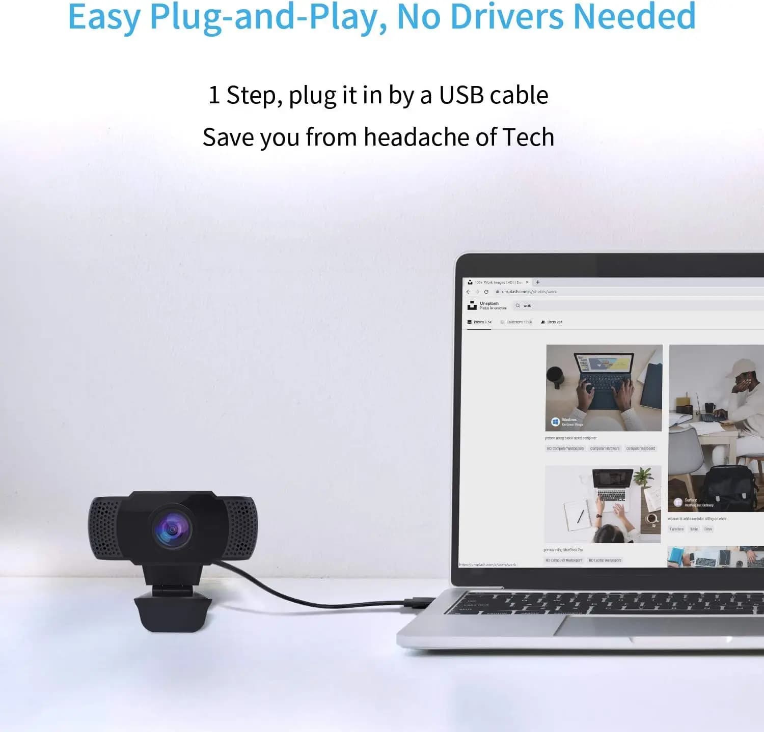 وب کم ونس ویو فول اچ دی wansview 1080P Webcam 101a — تصویر ۲