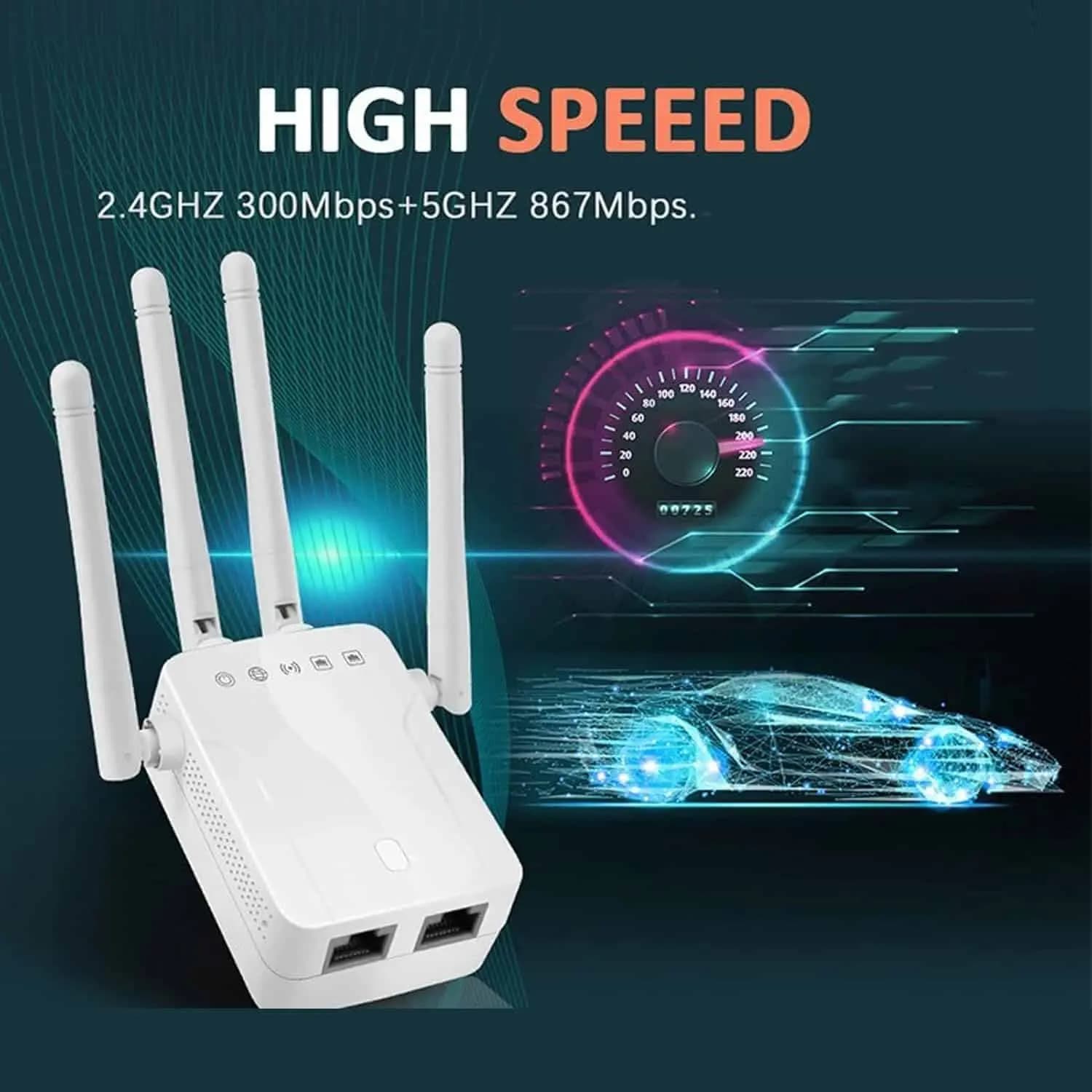 تقویت کننده بی سیم Goshyda WiFi — تصویر ۴