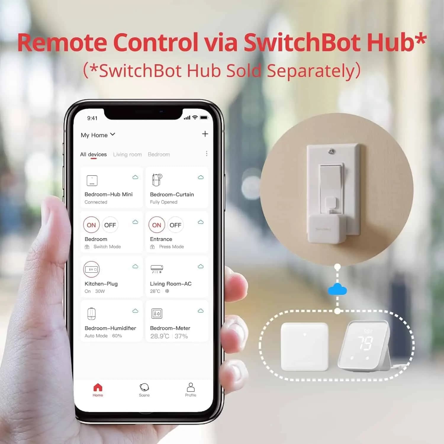 کلید هوشمند روشن و خاموش کردن مکانیکال سوییچ بات SwitchBot – رنگ سفید — تصویر ۳