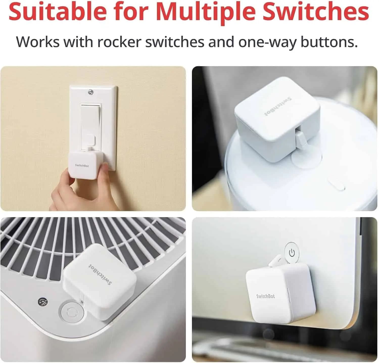 کلید هوشمند روشن و خاموش کردن مکانیکال سوییچ بات SwitchBot – رنگ سفید — تصویر ۴