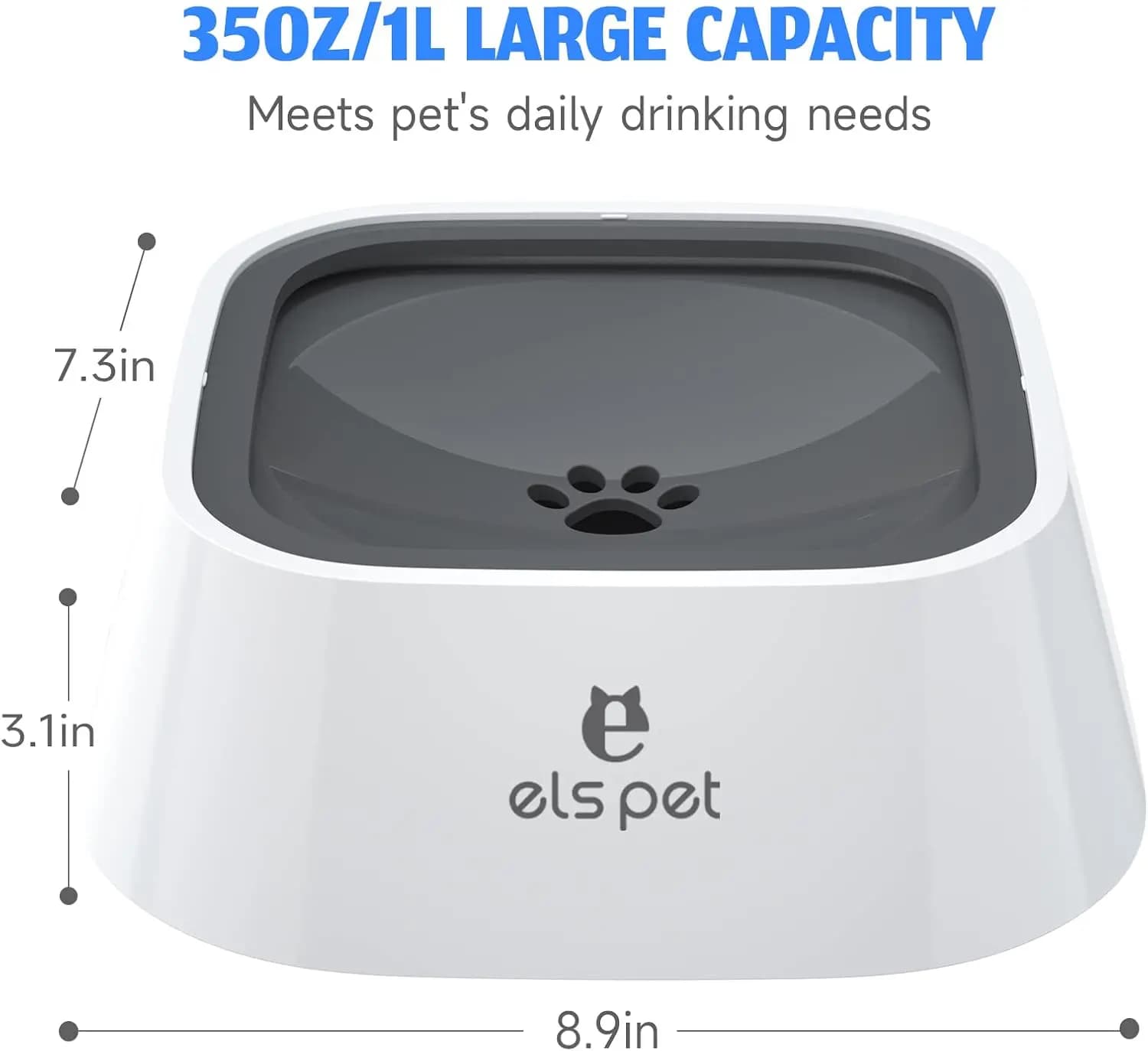 ظرف آب سگ ضد ریزش ELS PET — تصویر ۲